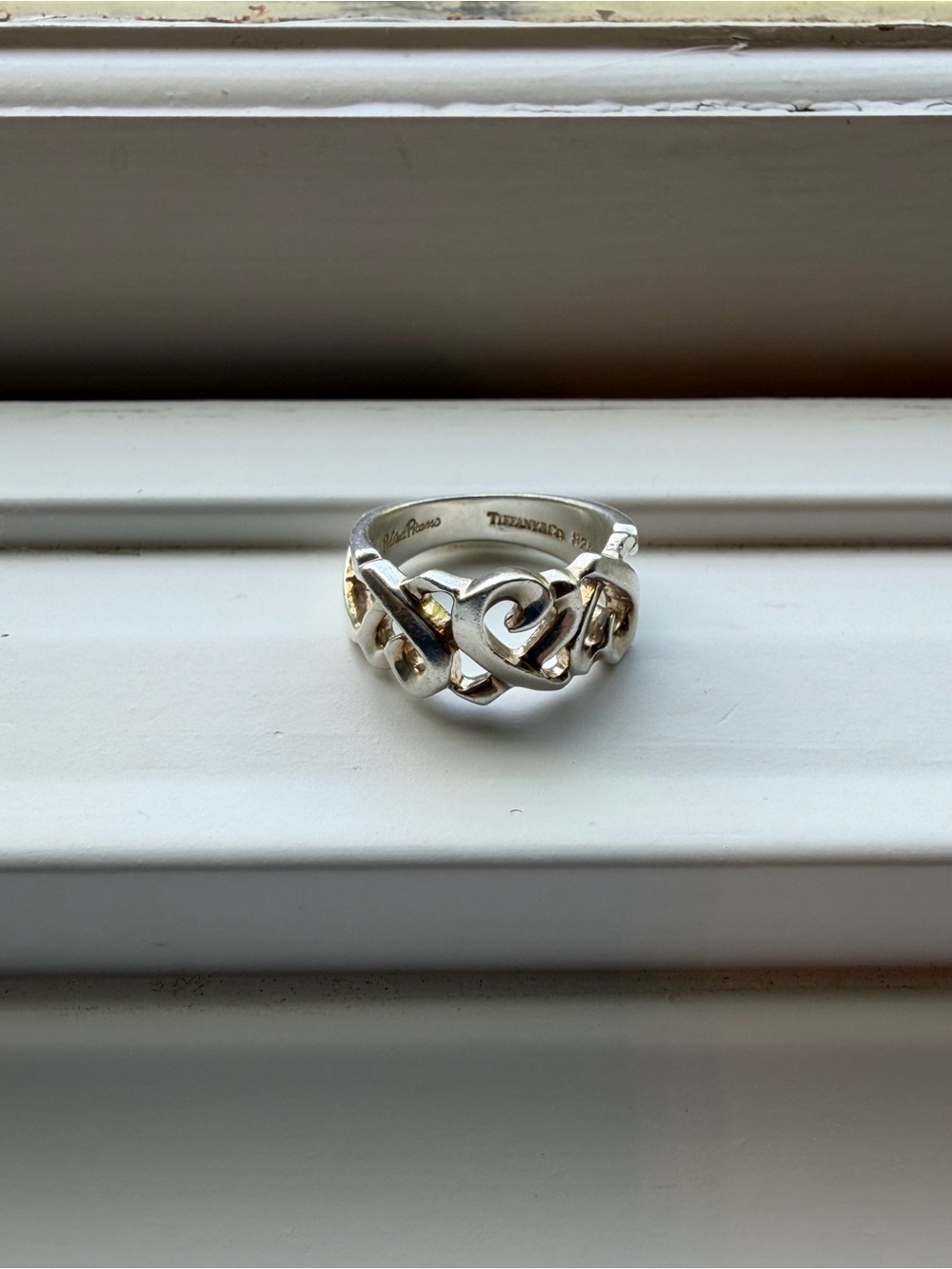 Tiffany & Co. Paloma Picasso Loving Heart Ring – Size 4.5